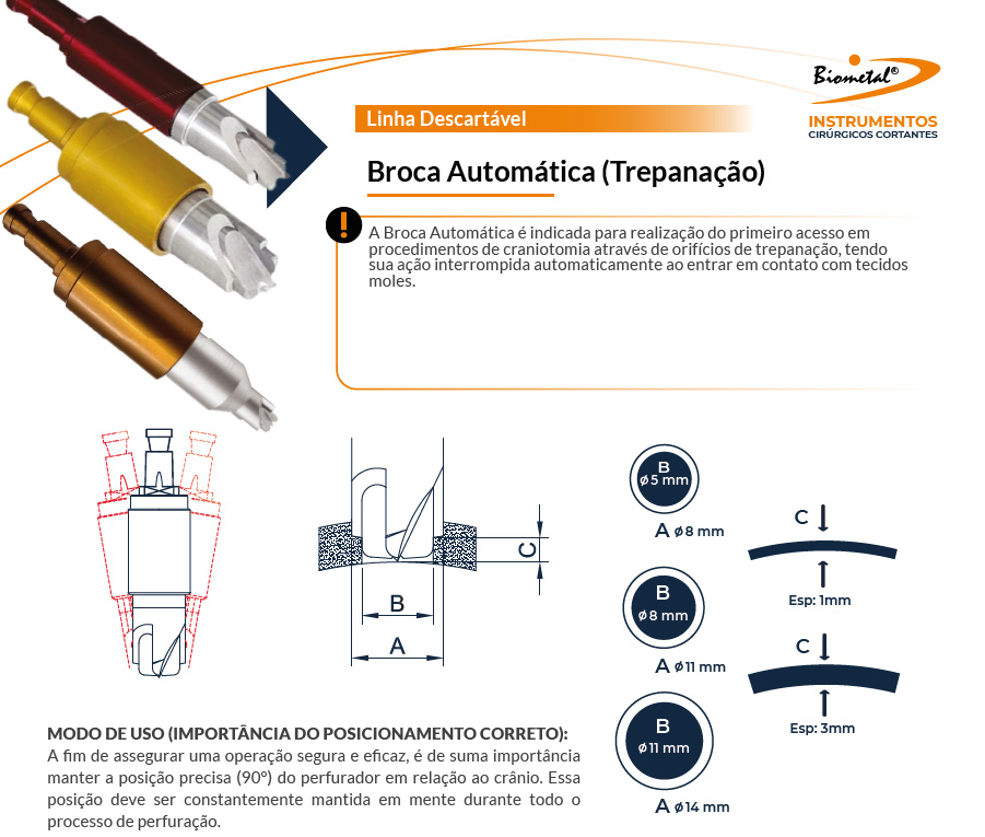 Biometal - Broca Automática